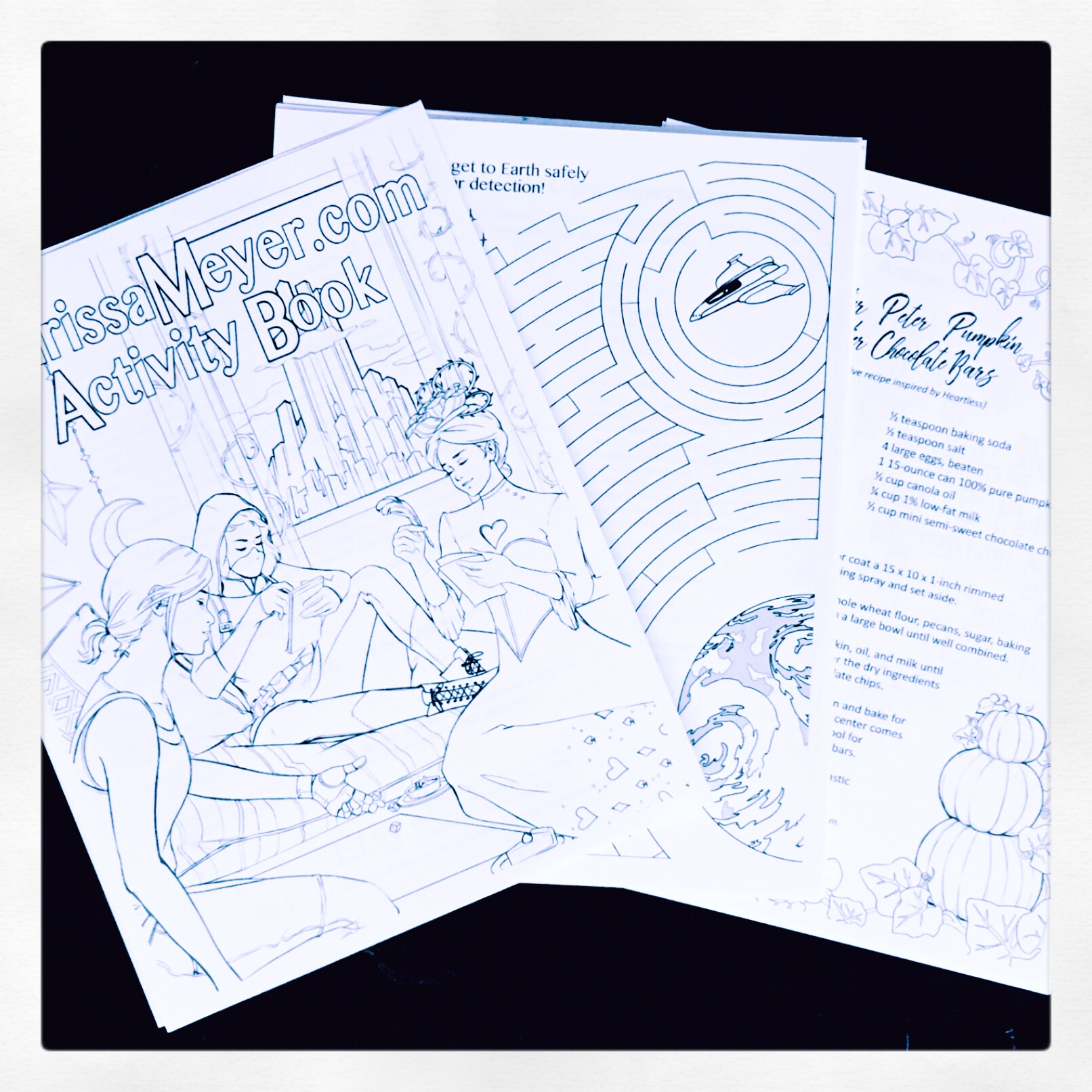 Get Your Free Printable Activity Book! - Marissa Meyer